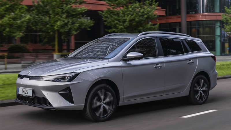 MG5 EV car