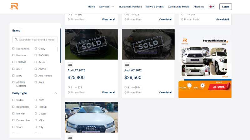 Libertycarz Website