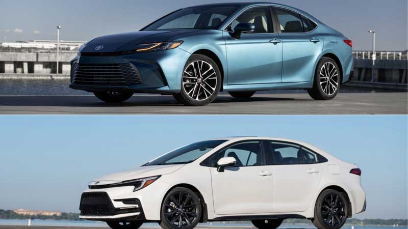 toyota corolla vs toyota camry