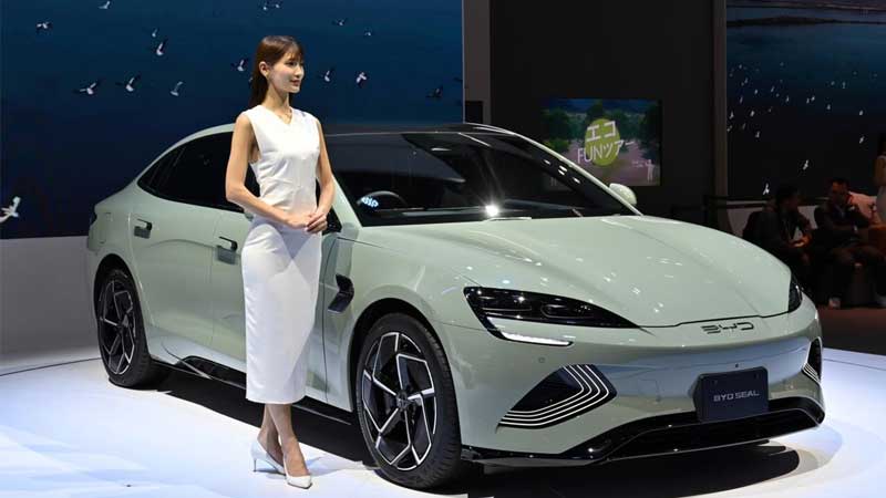 BYD EV car