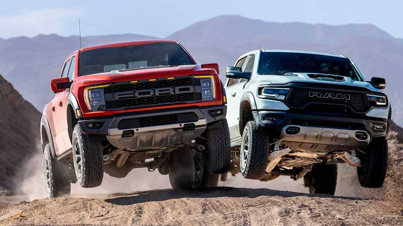 RAM 3500 vs. Ford F-150 Raptor